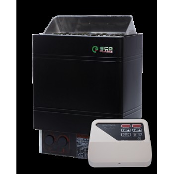 Электрокаменка  EcoFlameAMC 60-D  + пульт CON4