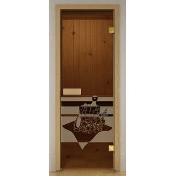 Двери Sauna Market 70x190 Банный день