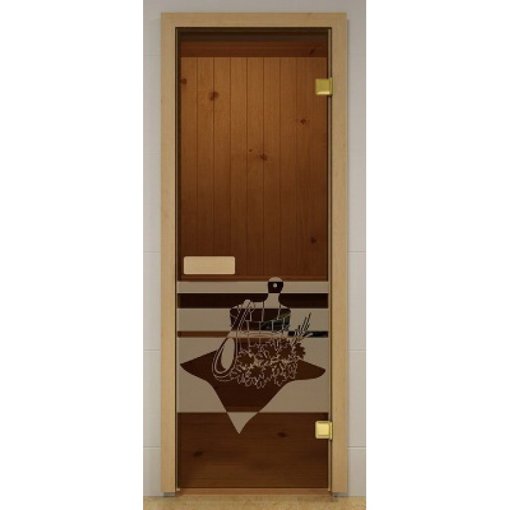 Двери Sauna Market 70x190 Банный день