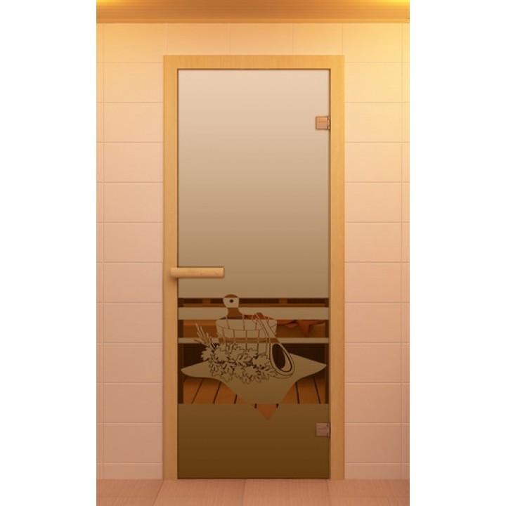 Двери Sauna Market 70x190 Банный вечер