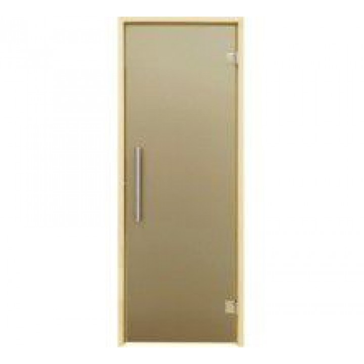 Дверь для бани и сауны Tesli Steel Sateen RS 1900 x 700