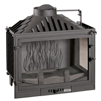 КАМИННАЯ ТОПКА UNIFLAM 700 STANDARD ПРАВОЕ БОКОВОЕ СТЕКЛО С ШИБЕРОМ И DP
