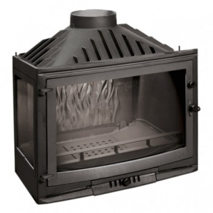 Каминная топка UNIFLAM 700 SELENIC С ШИБЕРОМ ЛЕВОЕ БОКОВОЕ СТЕКЛО