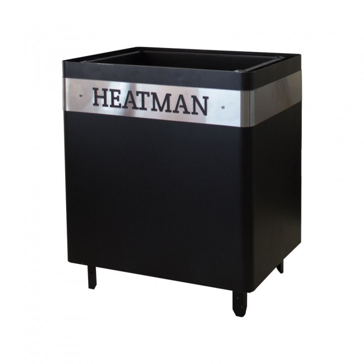 Электрическая каменка для саун "Heatman" Cube Black 4 кВт / 220