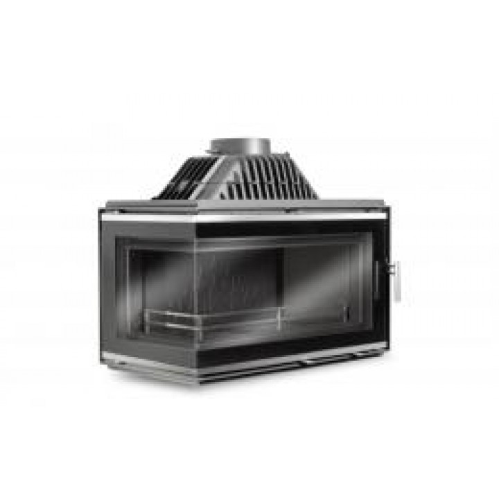 Каминная топка KAWMET W16 с левым боковым стеклом без рамы (14.7 kW)